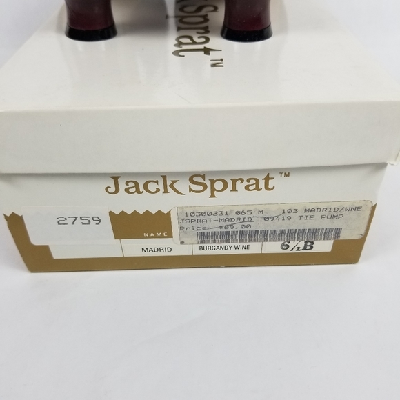 Jack Sprat Madrid Burgandy Wine color - Picture 5 of 5